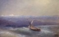 Ivan Aivazovsky sea on the mountains background Seascape